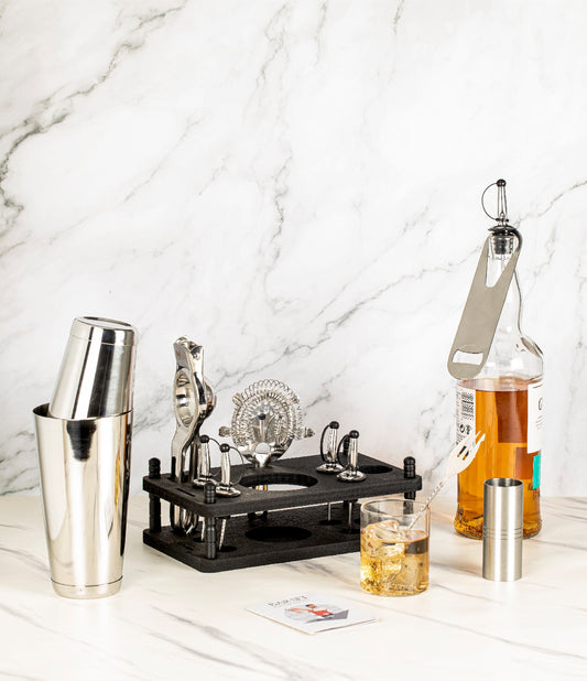 Bar Set Classic Steel