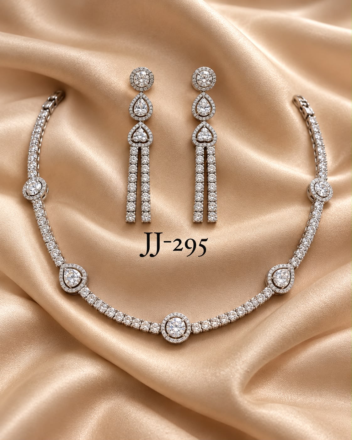 Necklace with earrings JJ 295