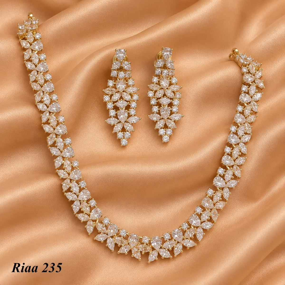 Necklace with earrings Riaa 235