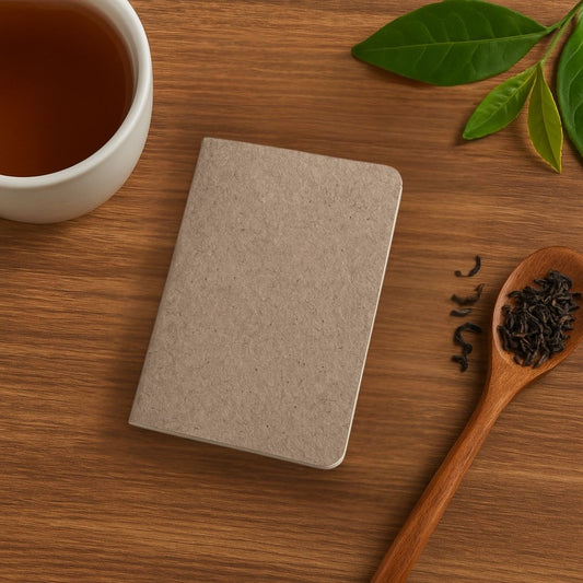 Pocket Notebook Tea Leaf Soft Cover