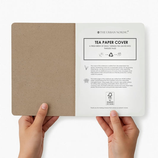 Notebook Tea Leaf Soft Cover