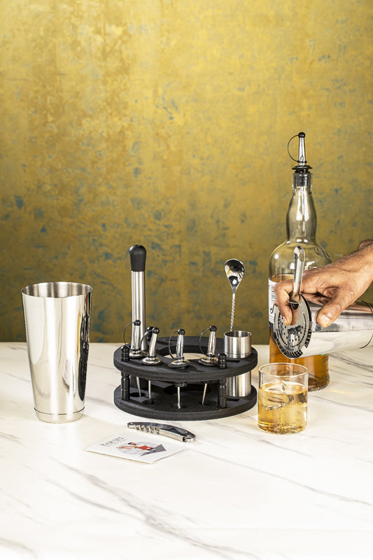 Bar Set Classic Steel