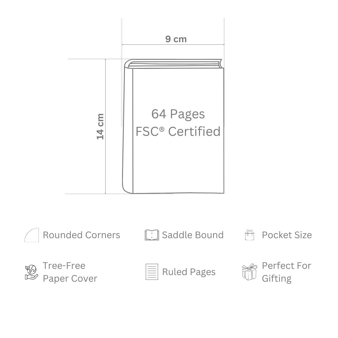 Pocket Notebook Coconut Soft Cover