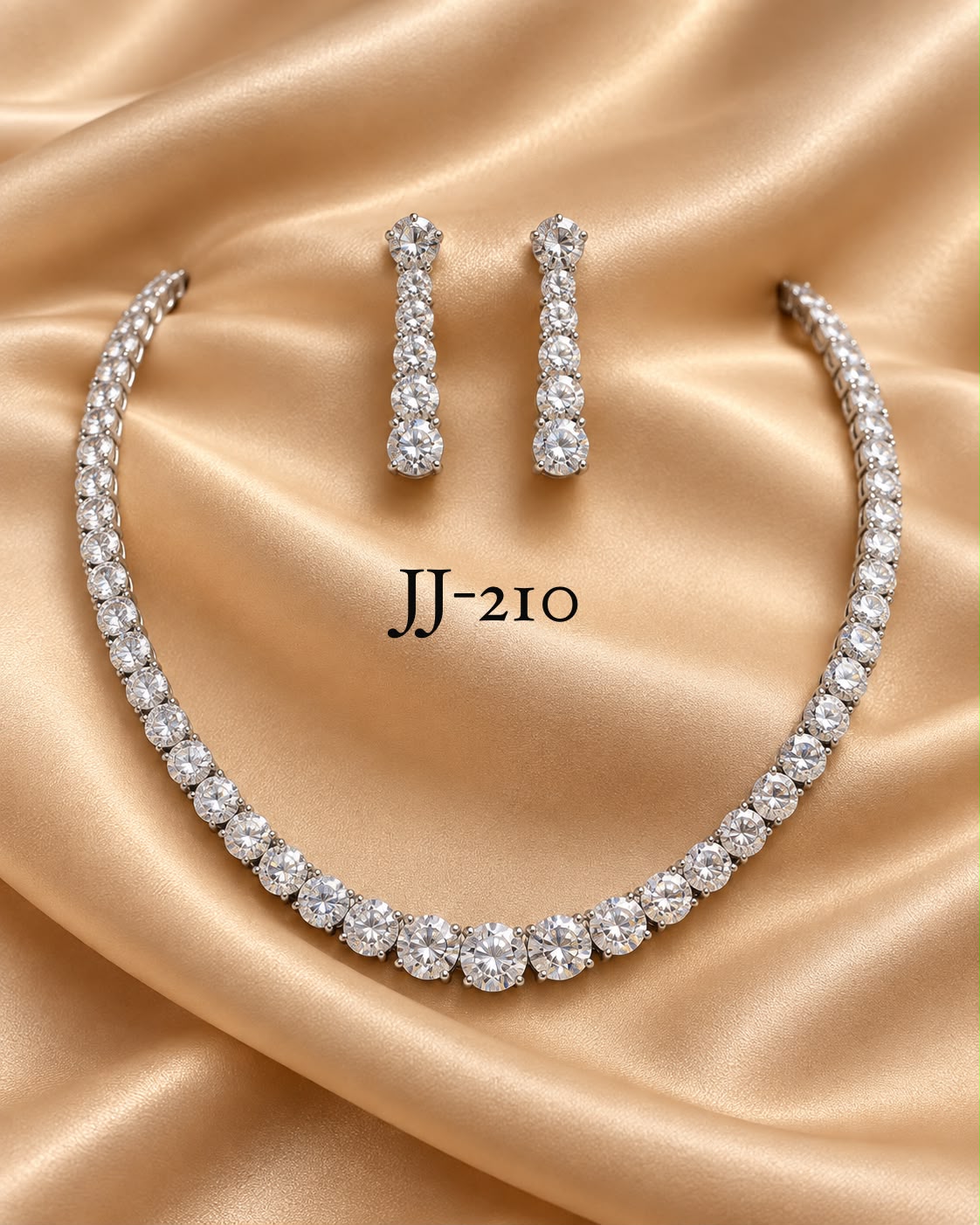 Necklace with earrings JJ 210