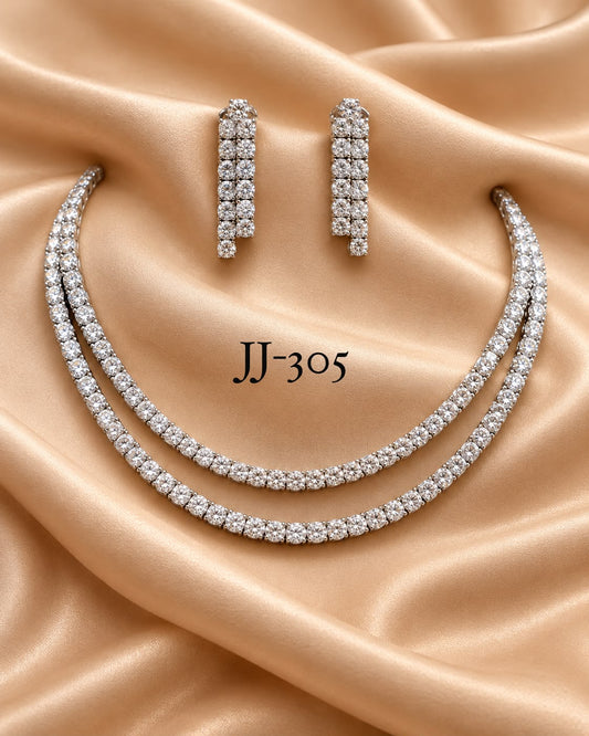 Necklace with earrings JJ 305 2