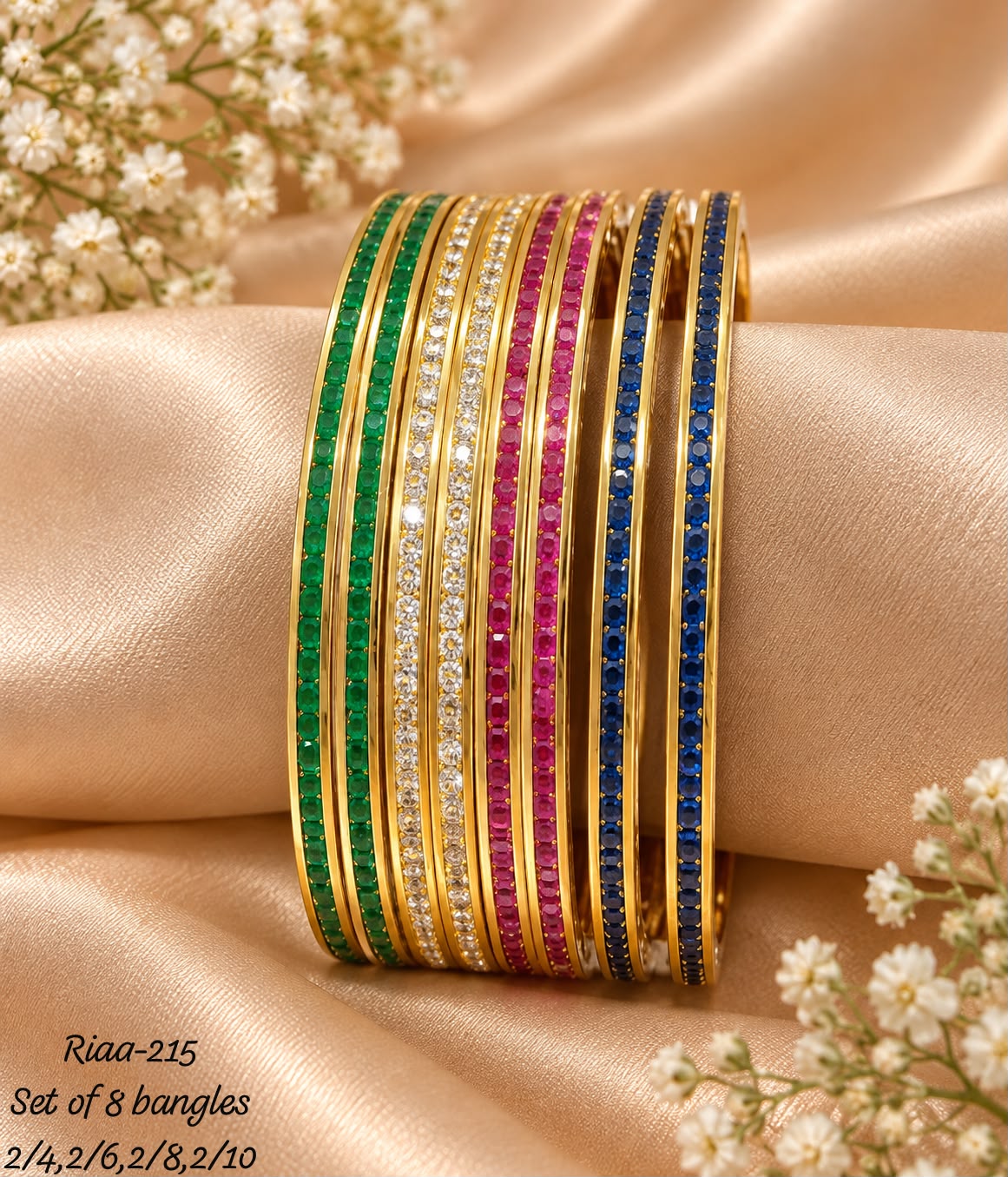 Set of 8 Bangles Riaa 215