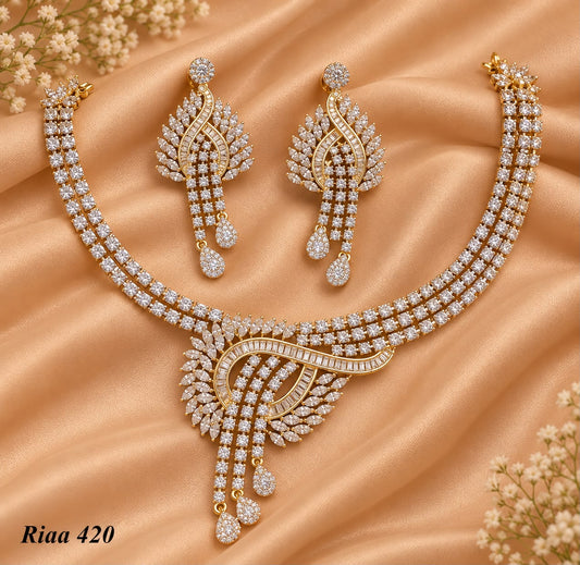 Necklace with earrings Riaa 420