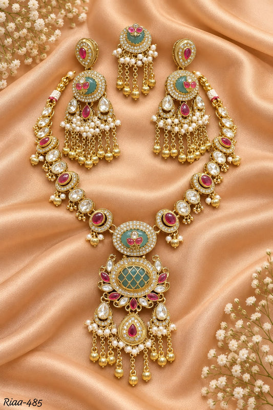 Necklace with earrings Riaa 485 Royal